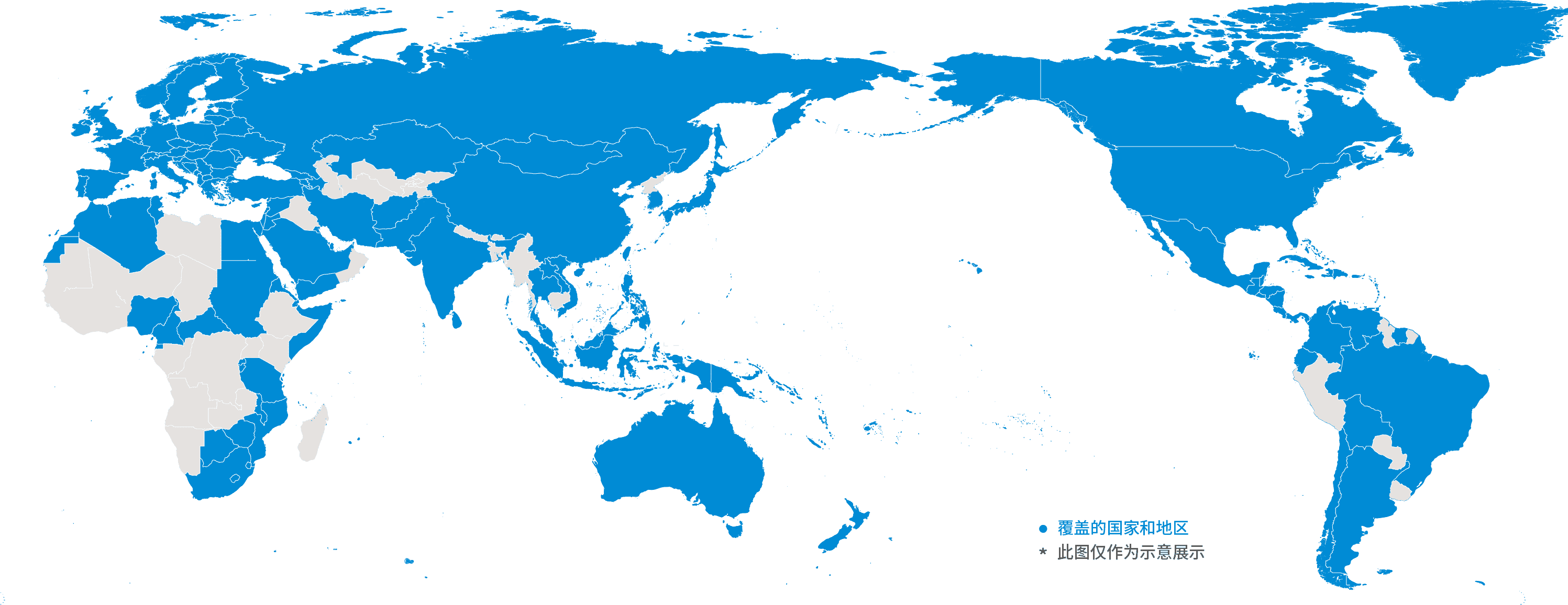 Colasoft global coverage map